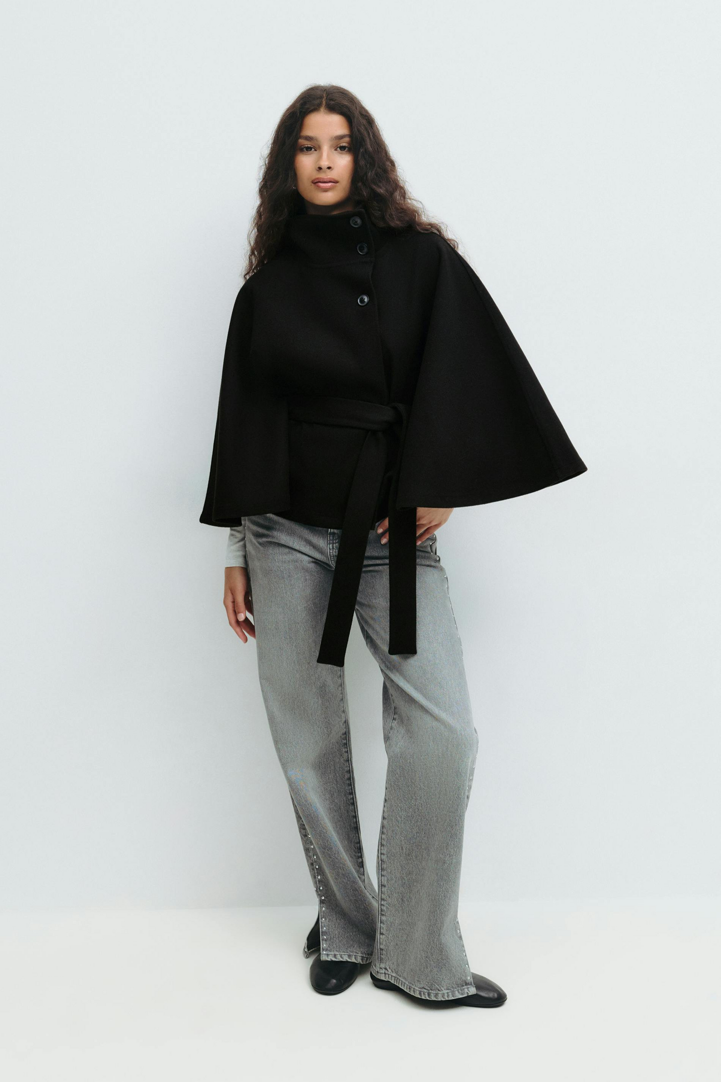 Alizée | Cape met ceintuur