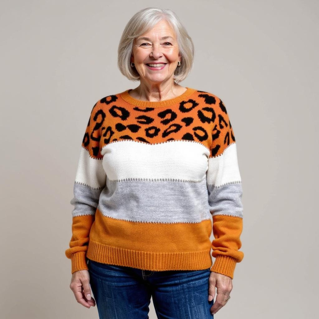 Pascalina - Comfortabele Trui met Luipaardprint
