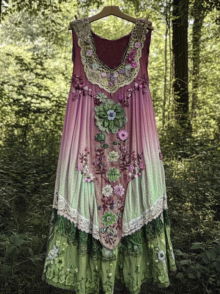 Evabella - Boho Linnen Jurk