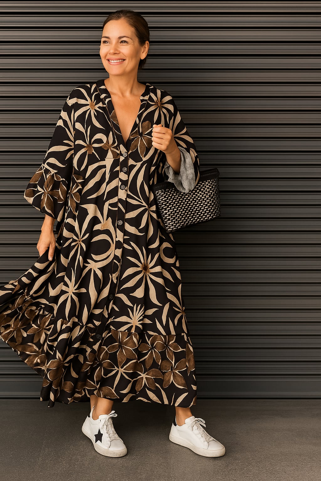 Coralie - Elegante Ruime Jurk