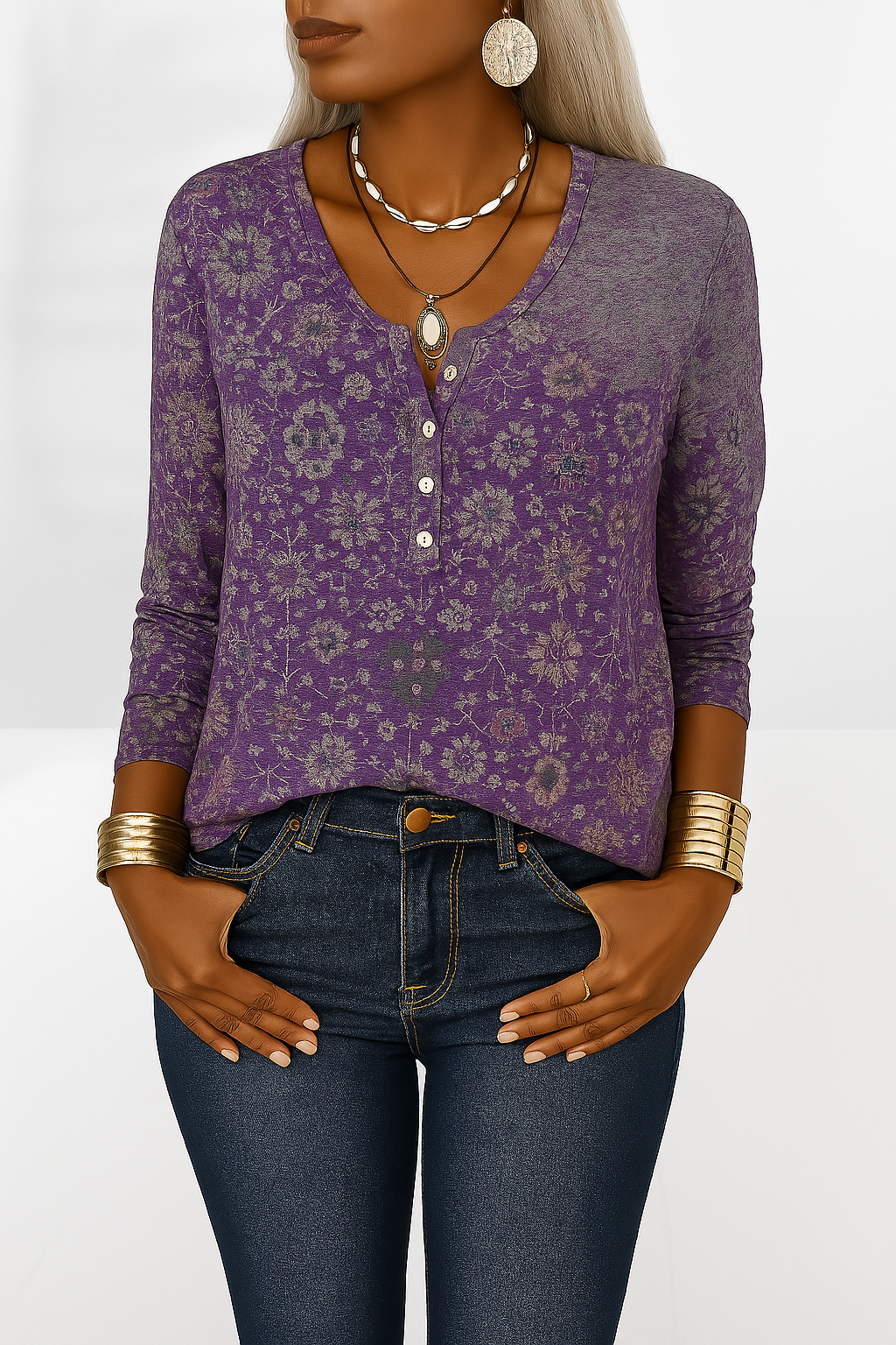 Alina - Elegante Boho Blouse