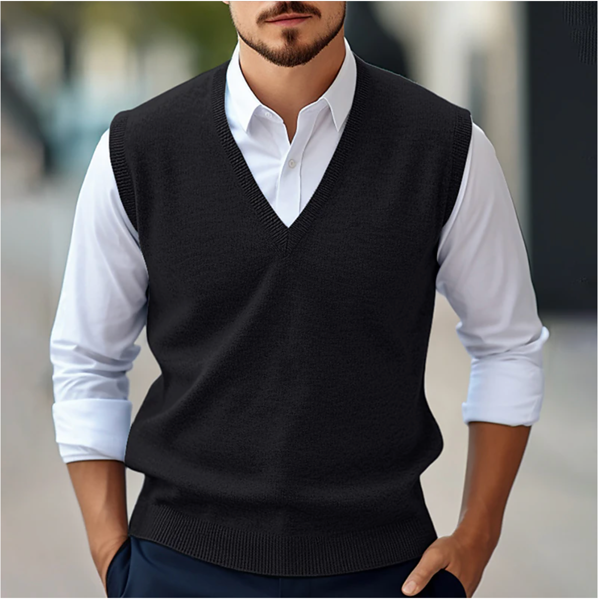 Daniel™ | Elegante Mouwloze Trui