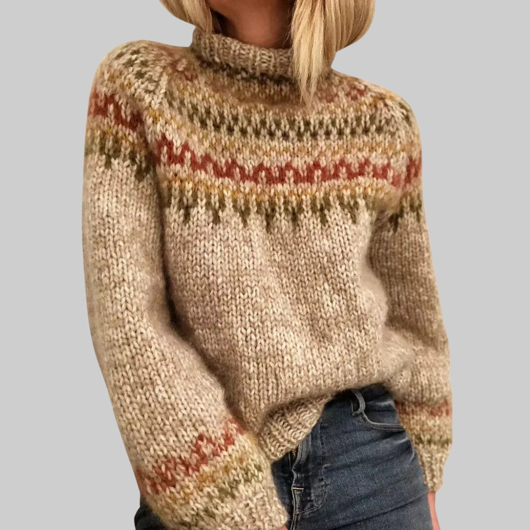 Ashley | Vintage Handgemaakte IJslandse trui