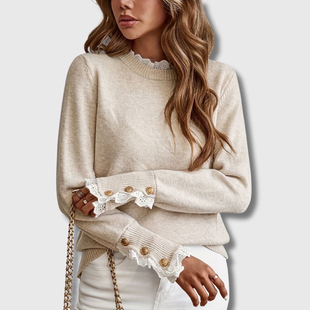 Sofie - Elegante Kanten Trui