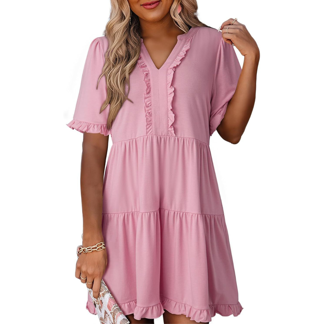 Shaila - Robe Mini Bloemenprint