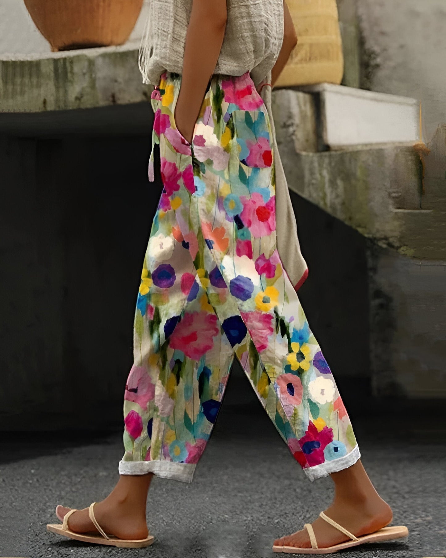 Nina™ | Kleurrijke Joggingbroek