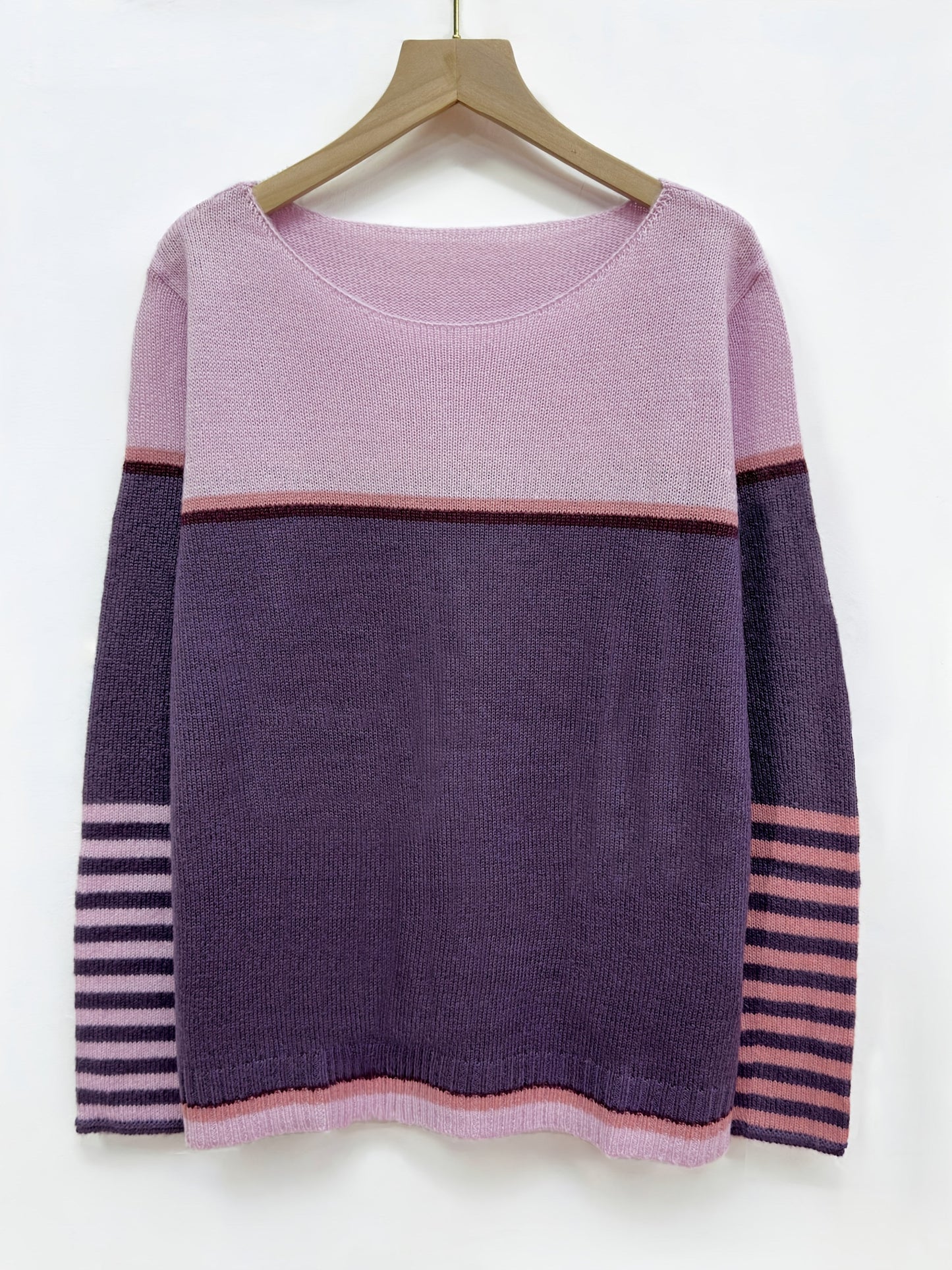 Katharina – Pull Rayé à Manches Longues