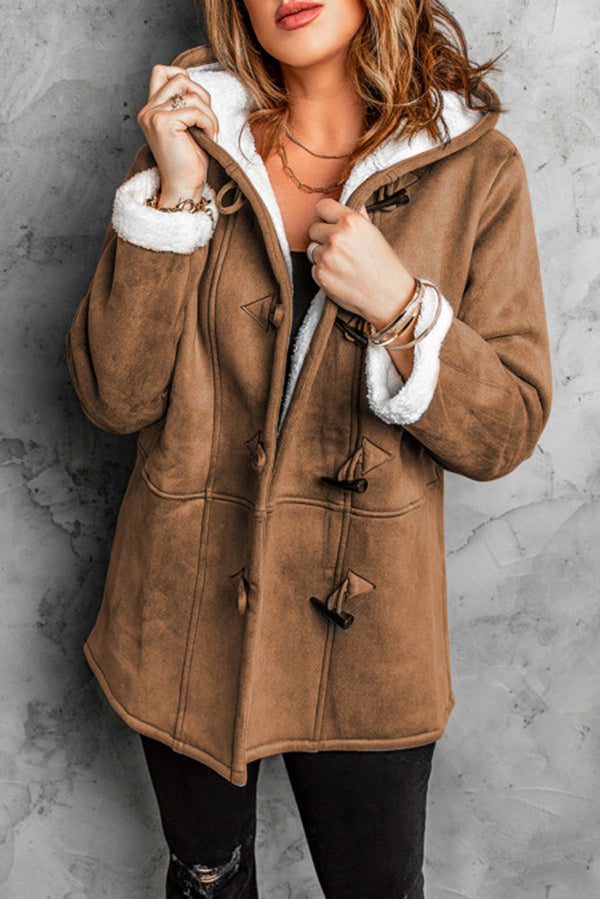 Cléa | Casual fleecevest met capuchon