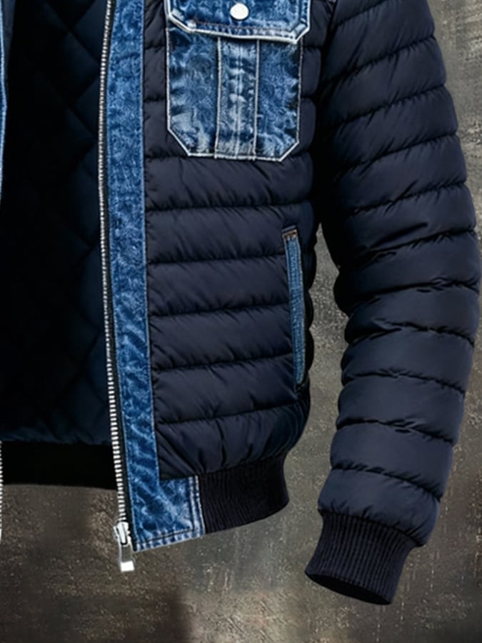 KÉVIN™ | KLASSIEK GEVOERD DENIM JASJE