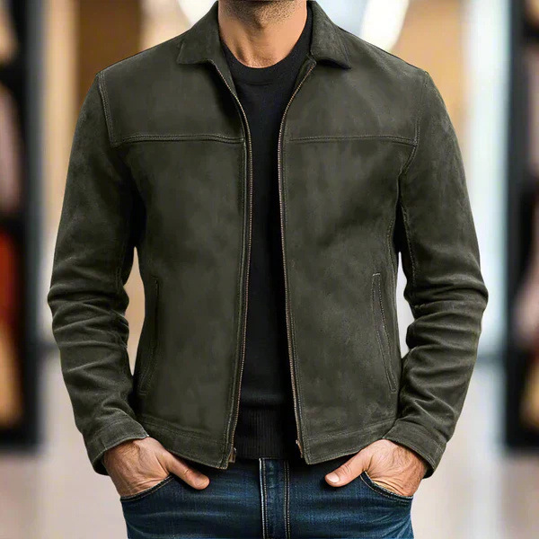Omar™ | Minimalistische suède bodywarmer
