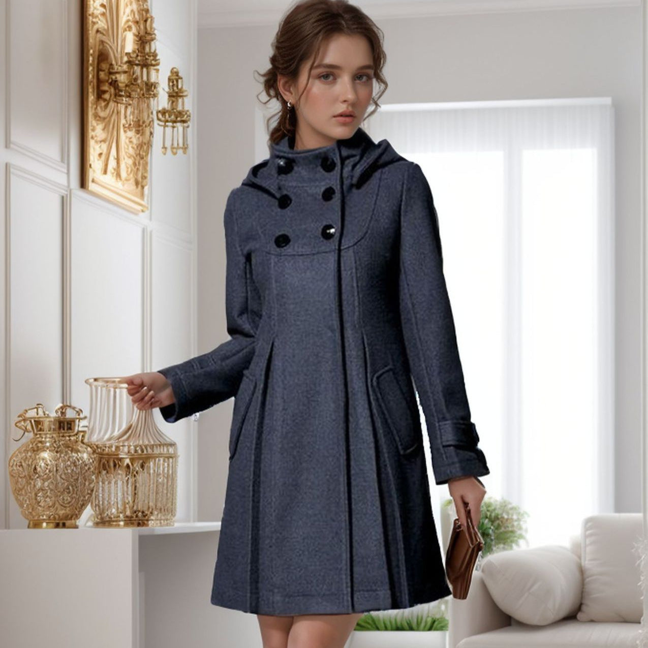 Alice - Stijlvol Vest Met Capuchon