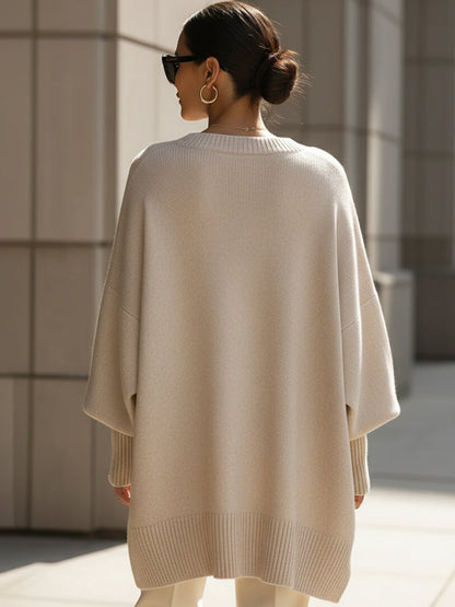 Bea - Poncho Beige Chique