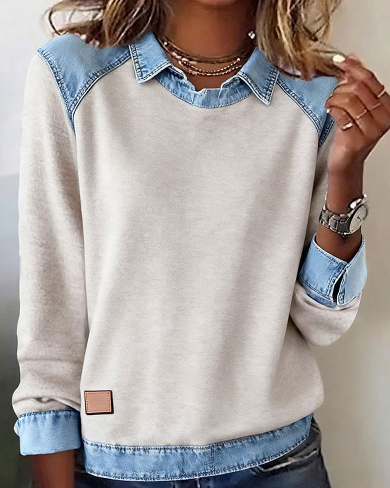 Lina - Moderne Geborduurde Blouse