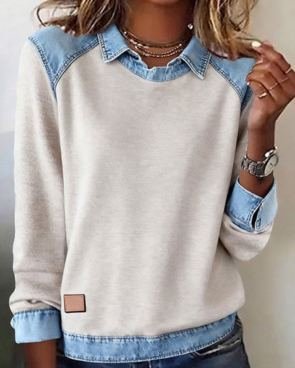Lina - Moderne Geborduurde Blouse