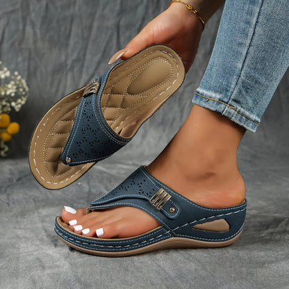 Élodie™ - Dames open teen sleehak sandalen