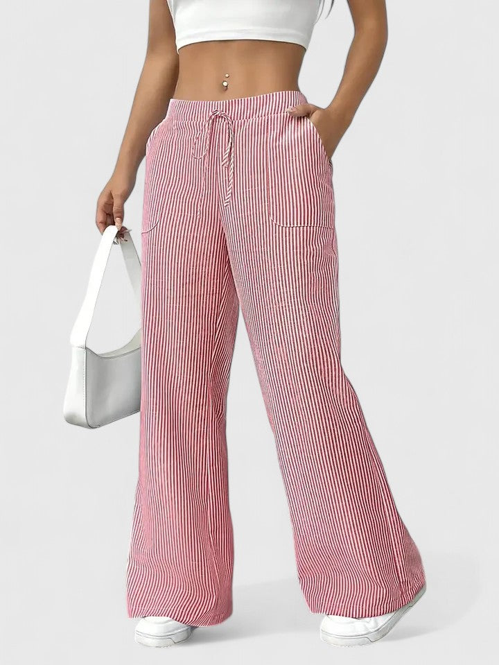 Dominique - Elegante wijde broek