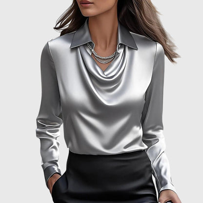 Brooklyn - Blouse Satinée Élégante