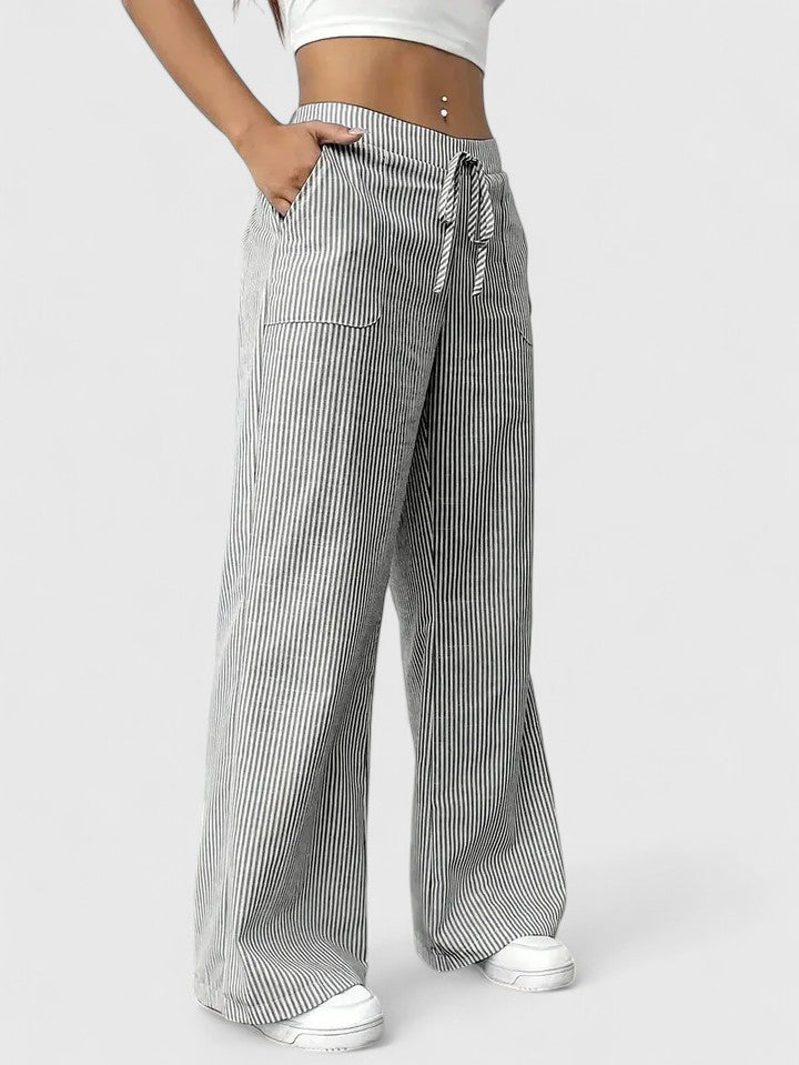 Dominique - Elegante wijde broek