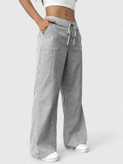 Dominique - Elegante wijde broek