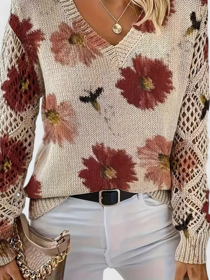 Aurélie - Licht Bloemig Vest
