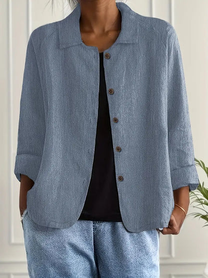 Jade | Klassiek katoenen overshirt