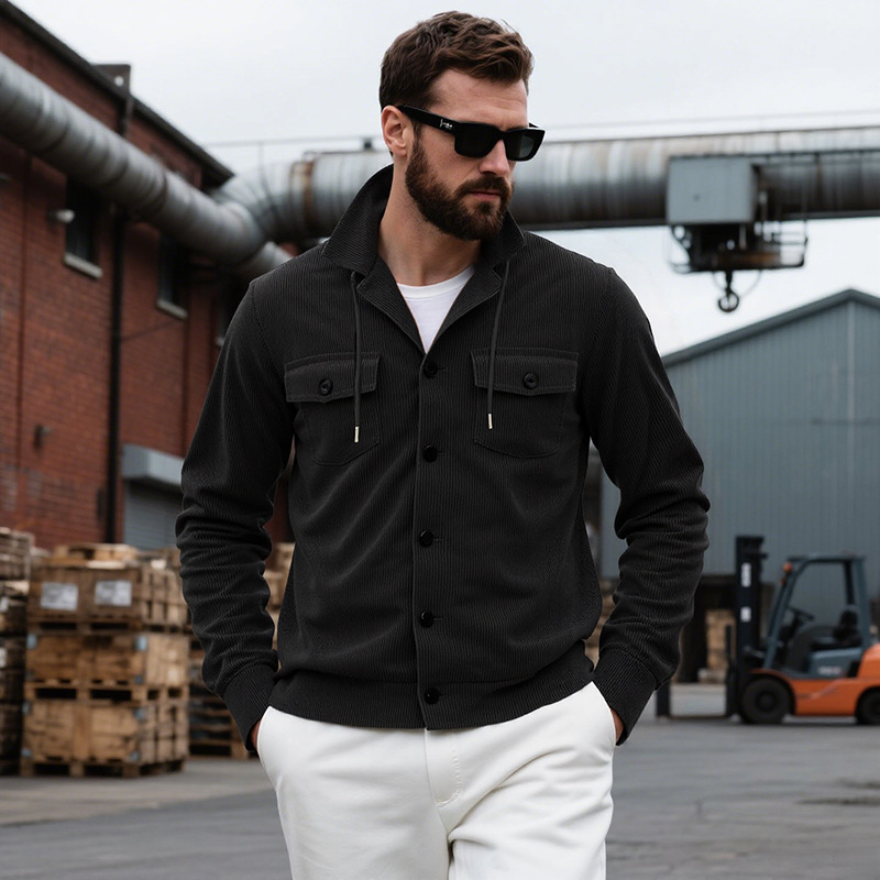 Bruno™ | Corduroy jas met knopen