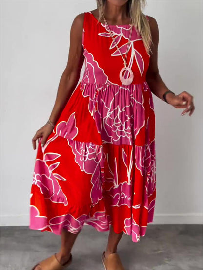 Camille - Mouwloze Elegante Jurk