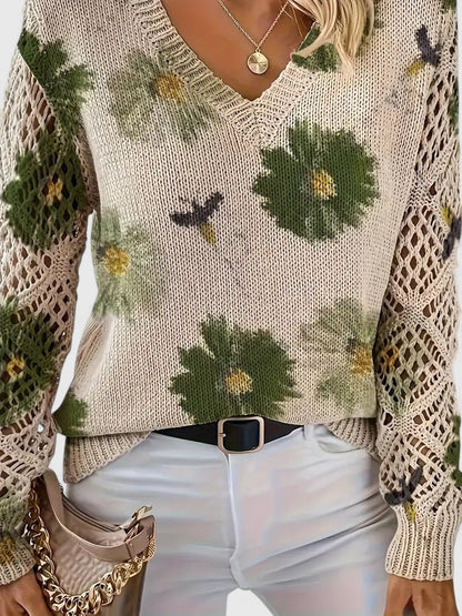 Aurélie - Licht Bloemig Vest
