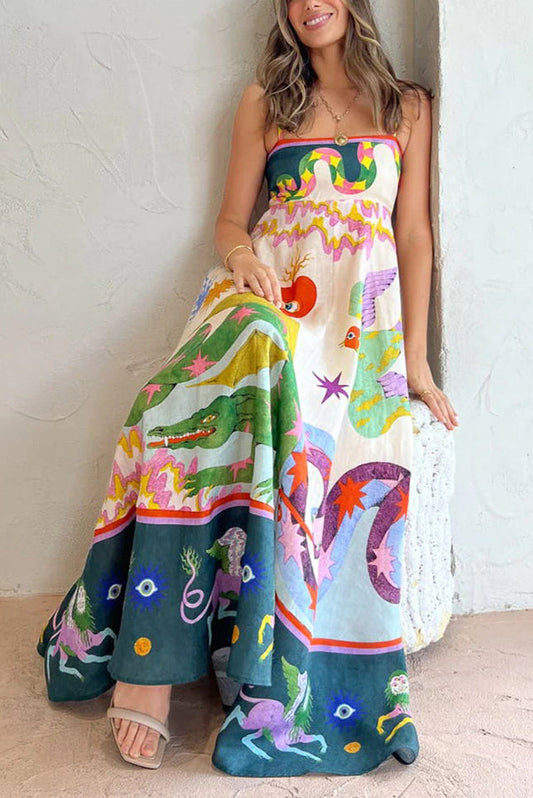 Angeline - Elegante Maxi-jurk