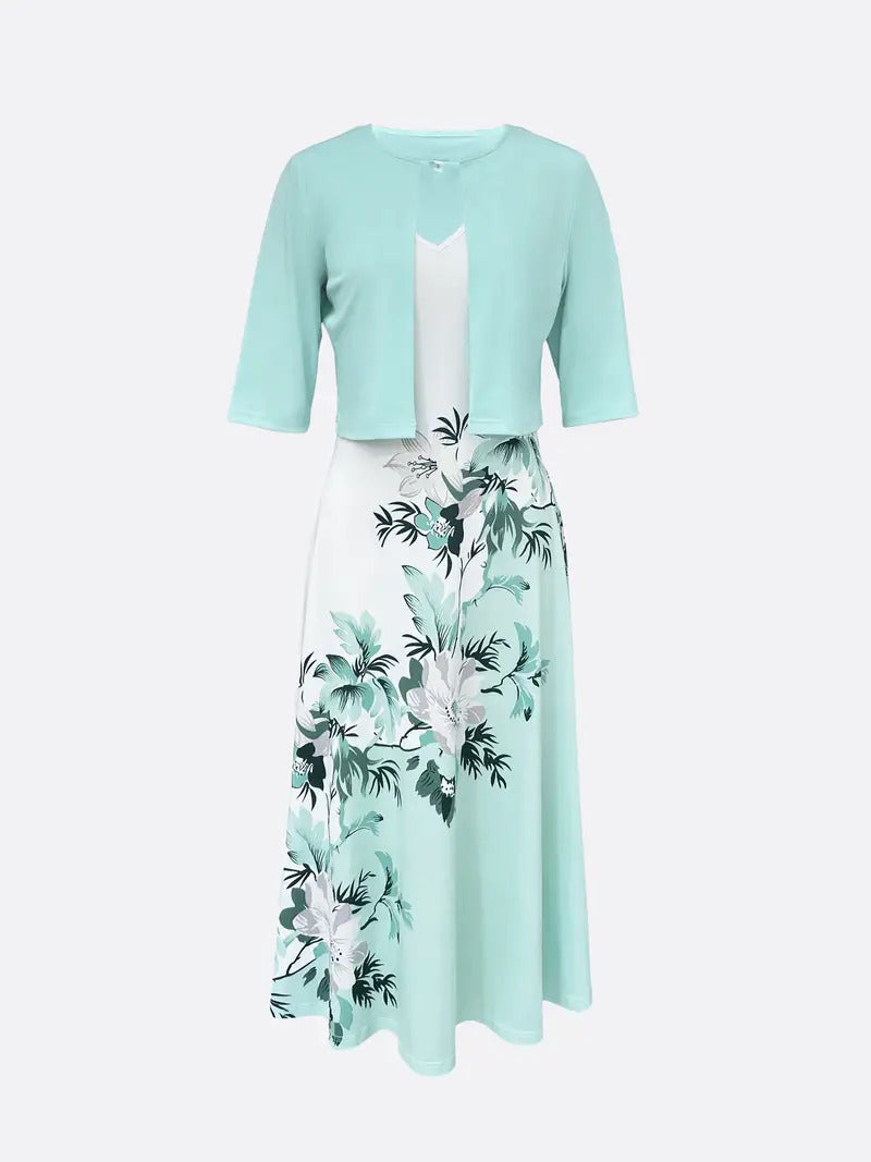 Elaina - Elegante Twee Stukken Jurk