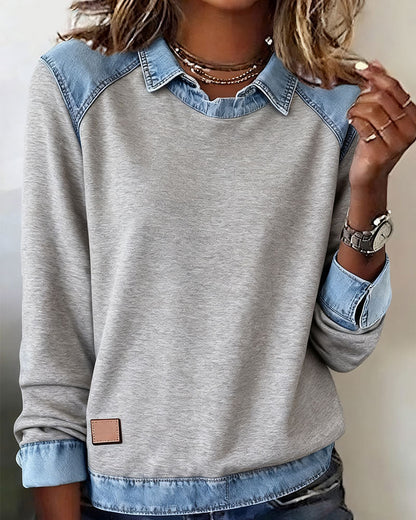 Lina - Moderne Geborduurde Blouse