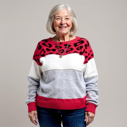 Pascalina - Comfortabele Trui met Luipaardprint