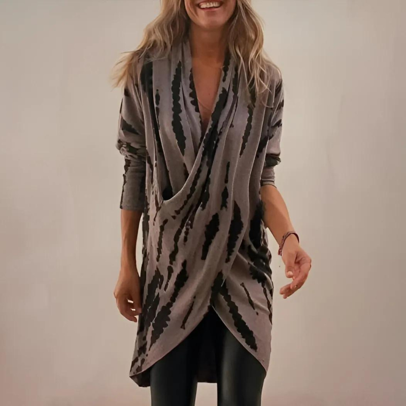Elise - Tunique V-Neck de Luxe avec Coupe Détendue