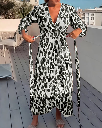 Sophia - Gedurfde Luipaardprint Jurk