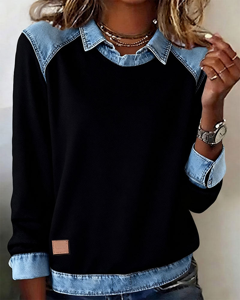 Lina - Moderne Geborduurde Blouse