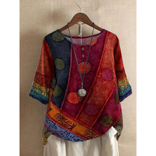Valarie - Hoge Boho Kleurrijk