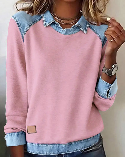 Lina - Moderne Geborduurde Blouse