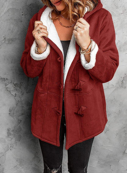 Cléa | Casual fleecevest met capuchon