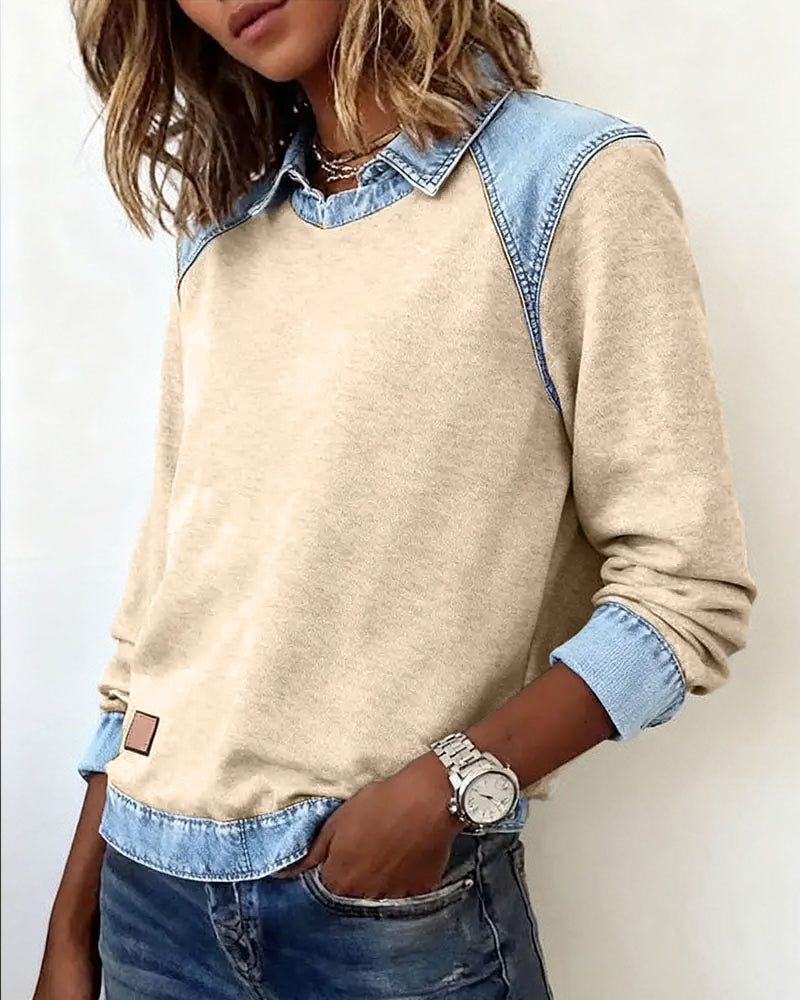 Lina - Moderne Geborduurde Blouse