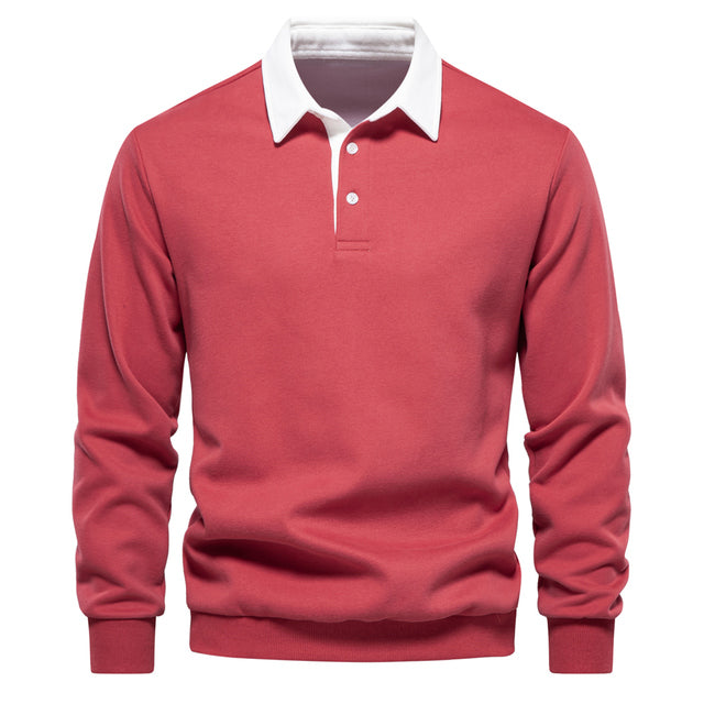 Luca™ | Pull Polo à Manches Longues