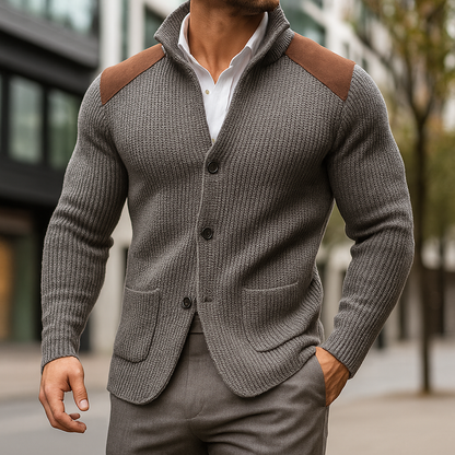 Dieter | BLAZER IN GEBORDUURDE MAILLE