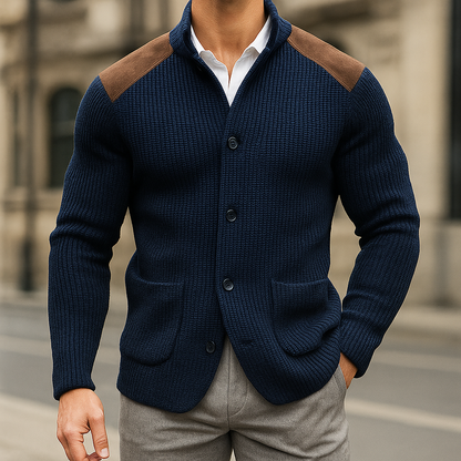 Dieter | BLAZER IN GEBORDUURDE MAILLE