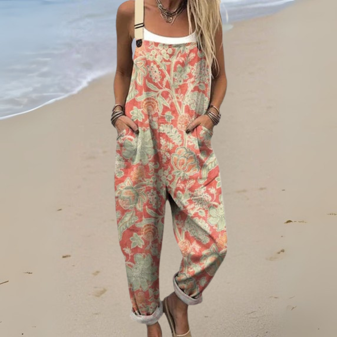 Ellis - Vintage Jurk met Bloemenprint