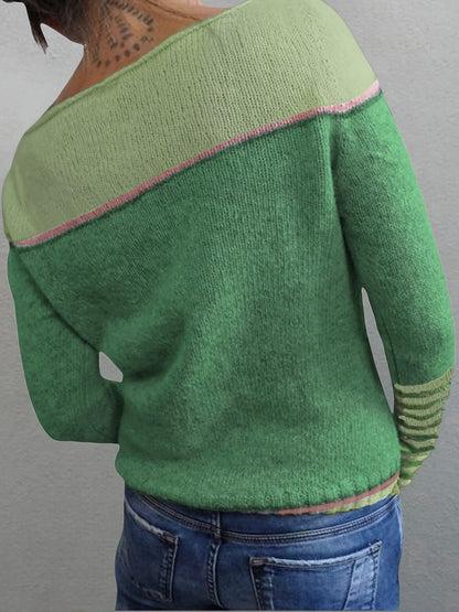 Katharina – Pull Rayé à Manches Longues