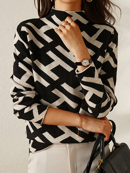 Jessy - Pull Roulé Luxe Élégant