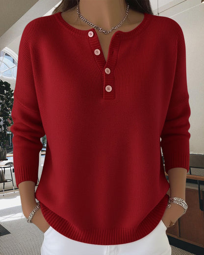 Lena - Basic Vest met Lange Mouwen