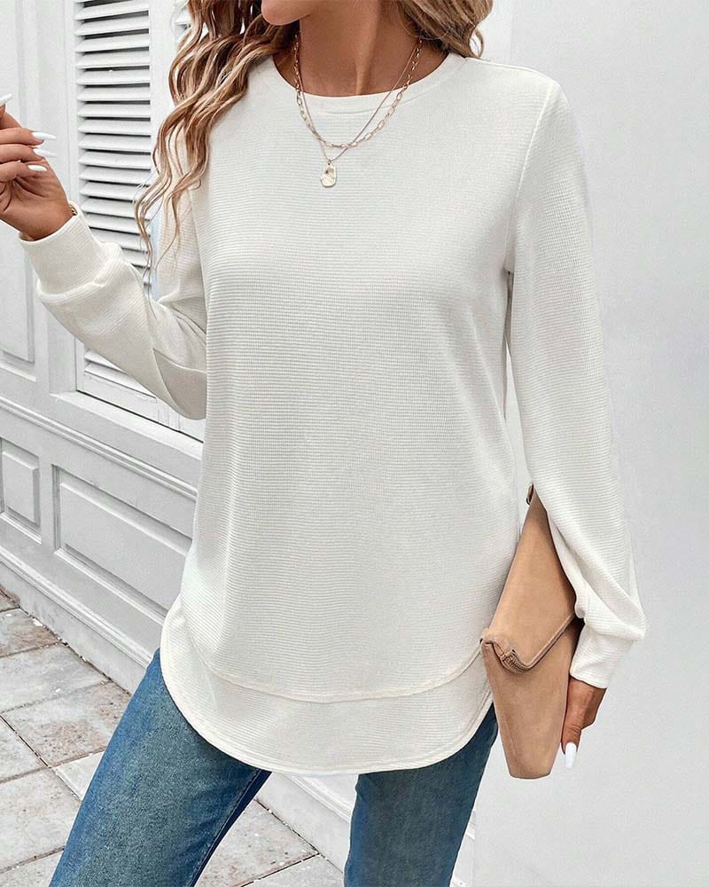 Alisa - Comfortabele top met lange mouwen