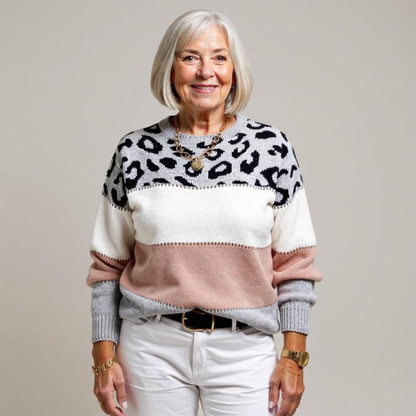 Pascalina - Comfortabele Trui met Luipaardprint