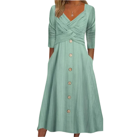 Ella - Elegante Jurk met Buikbedekking