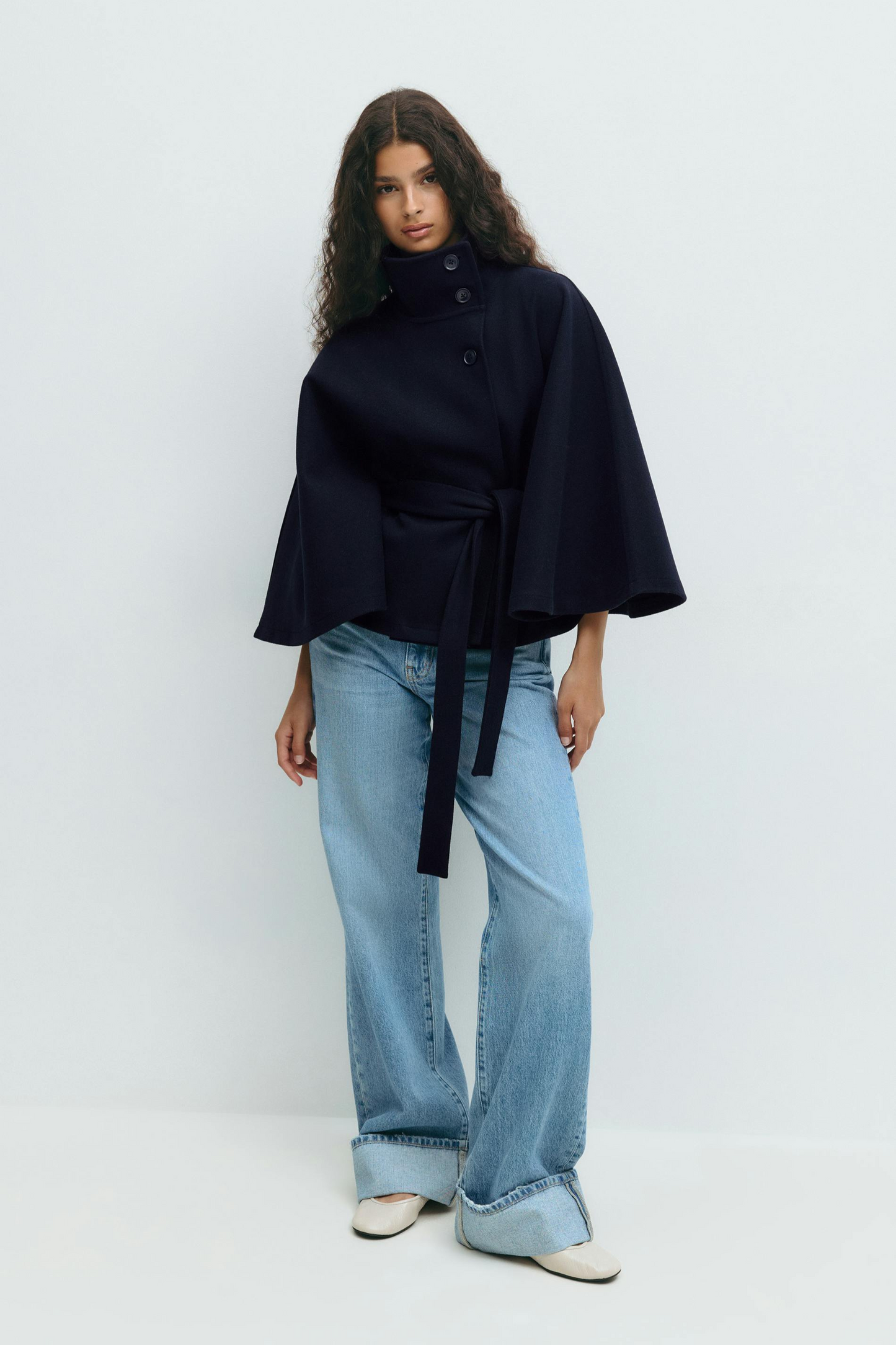 Alizée | Cape met ceintuur